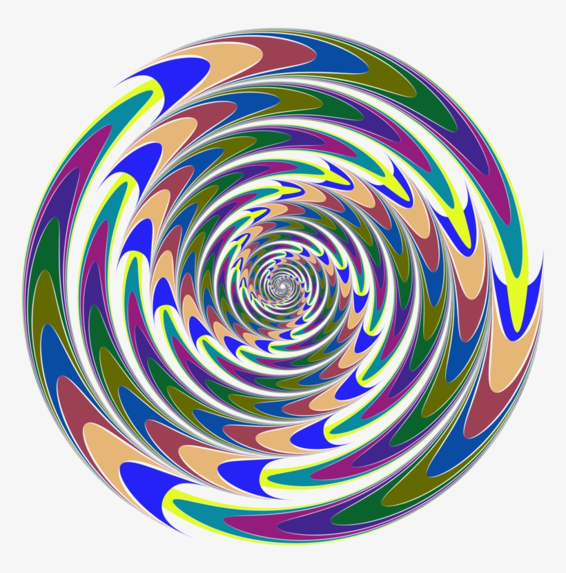 Spiral Circle Vortex Background - Clip Art, transparent png