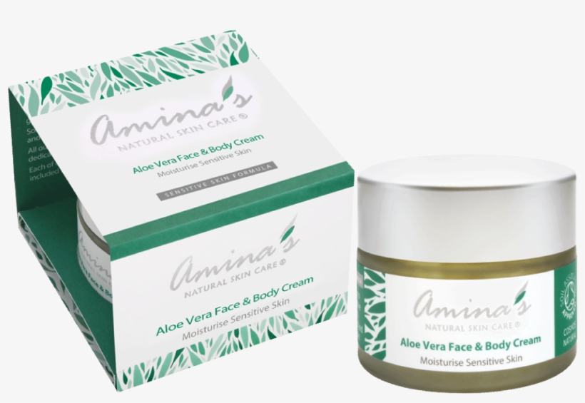 Aloe Vera Face & Body Cream - Amina Skin Care, transparent png