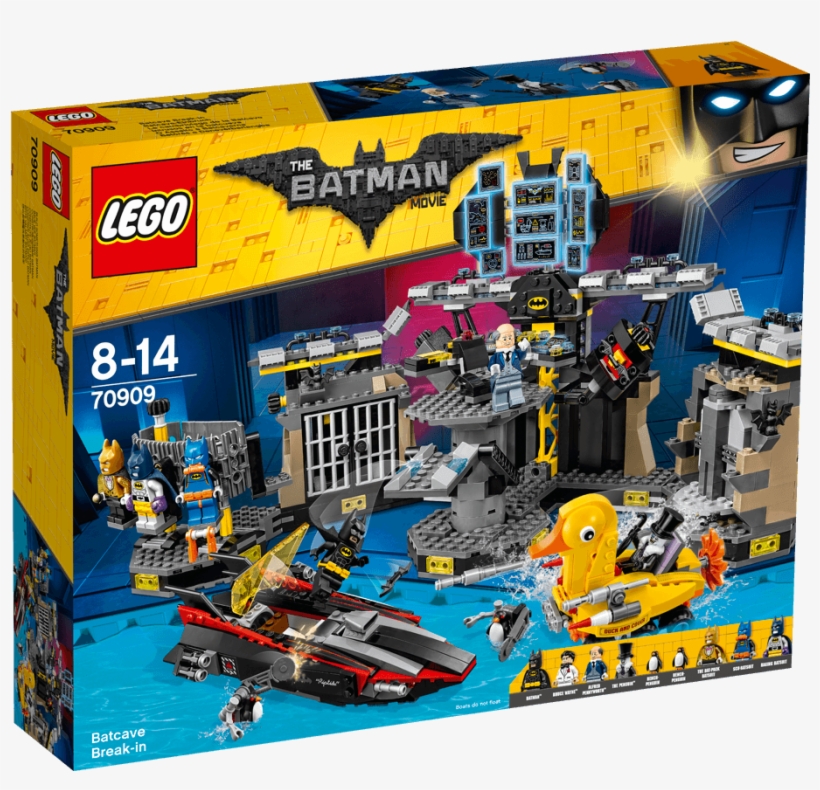 Lego Batman Batcave Break-in - Lego 70909 - Batman Movie Batcave Break-in, transparent png
