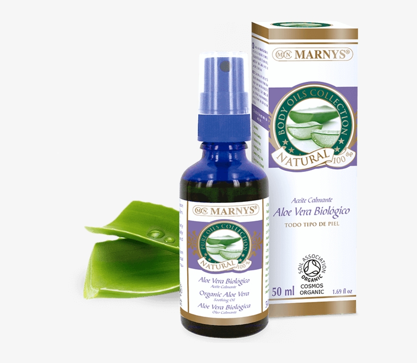 Calming Organic Aloe Vera Oil 50 Ml - Marny's Jojoba Oil Spray 50ml., transparent png
