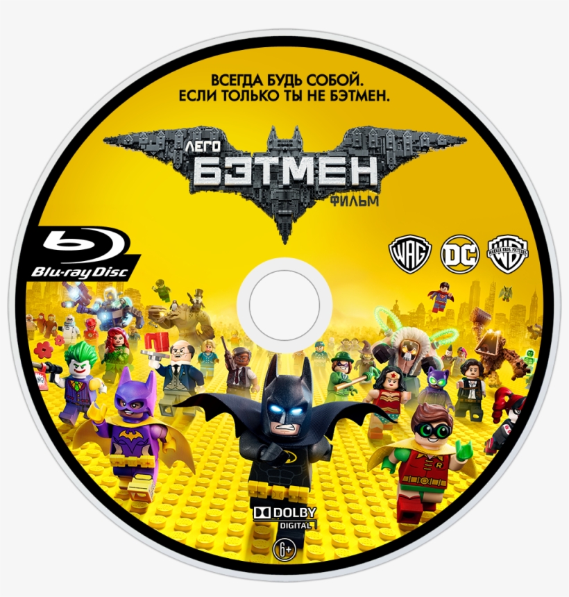 The Lego Batman Movie Bluray Disc Image - Ost: Lego Batman Movie Cd, transparent png