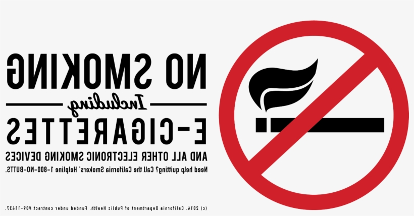 No Smoking E-cigarettes Sign Png - Cigarette Smoking Campaign Materials, transparent png