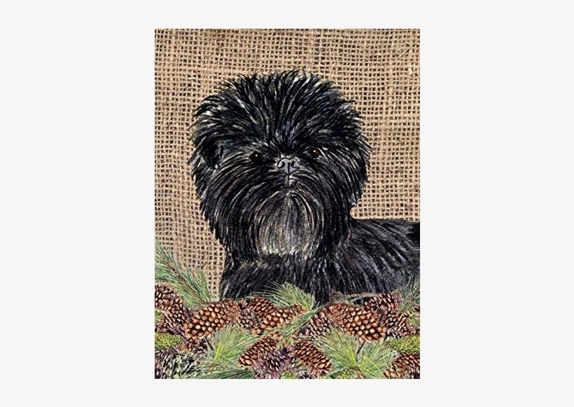 Auction - Caroline's Treasures Affenpinscher 2-sided Garden Flag, transparent png