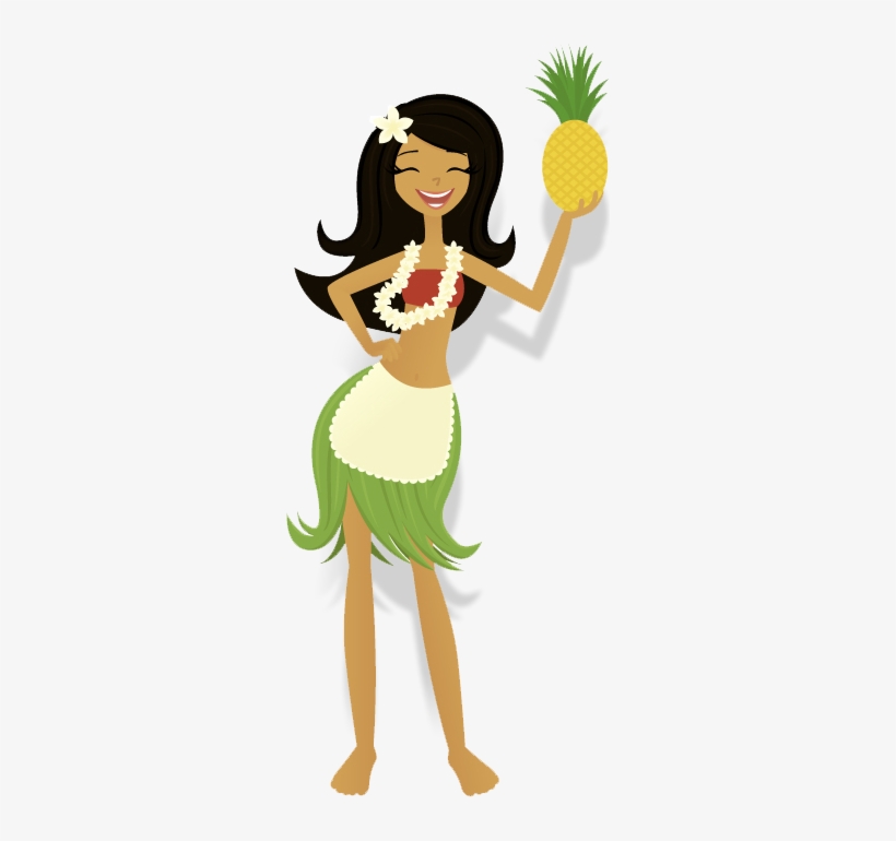 Homemade Jams Of Hawaii - Clip Art Hula Dancer, transparent png