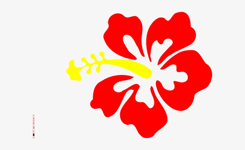 Hawaiian Clip Art Black And White Free Clipart - Hibiscus Clip Art, transparent png