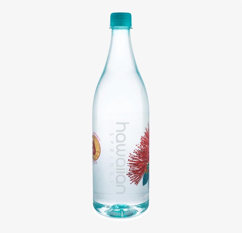 Hawaiian Springs 1 Liter 12 Count - Plastic Bottle, transparent png