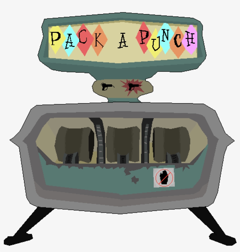 Zombies Pack A Punch Png - Pack A Punch Png, transparent png