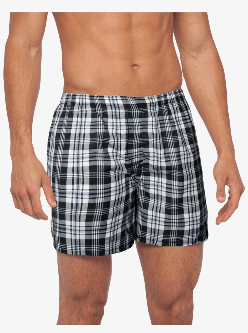 Gildan Men's Woven Boxer Underwear - Boxer Underwear, transparent png