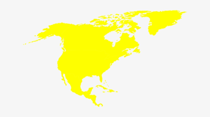North-america, Continent, Map, United States, Alaska - North America Continents Big, transparent png