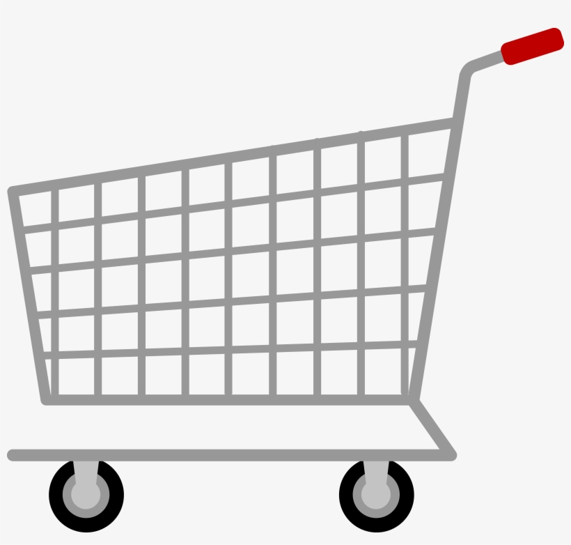 Shopping Cart Png Image - Black And White Shopping Cart, transparent png