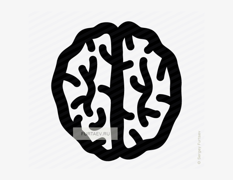 Vector Icon Of Human Brain - Cannibalidm Symbols, transparent png