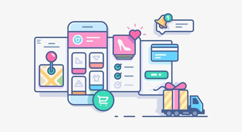 Ecommerce Shopping Cart Png Image Background - Diseño De Una Aplicacion Movil, transparent png
