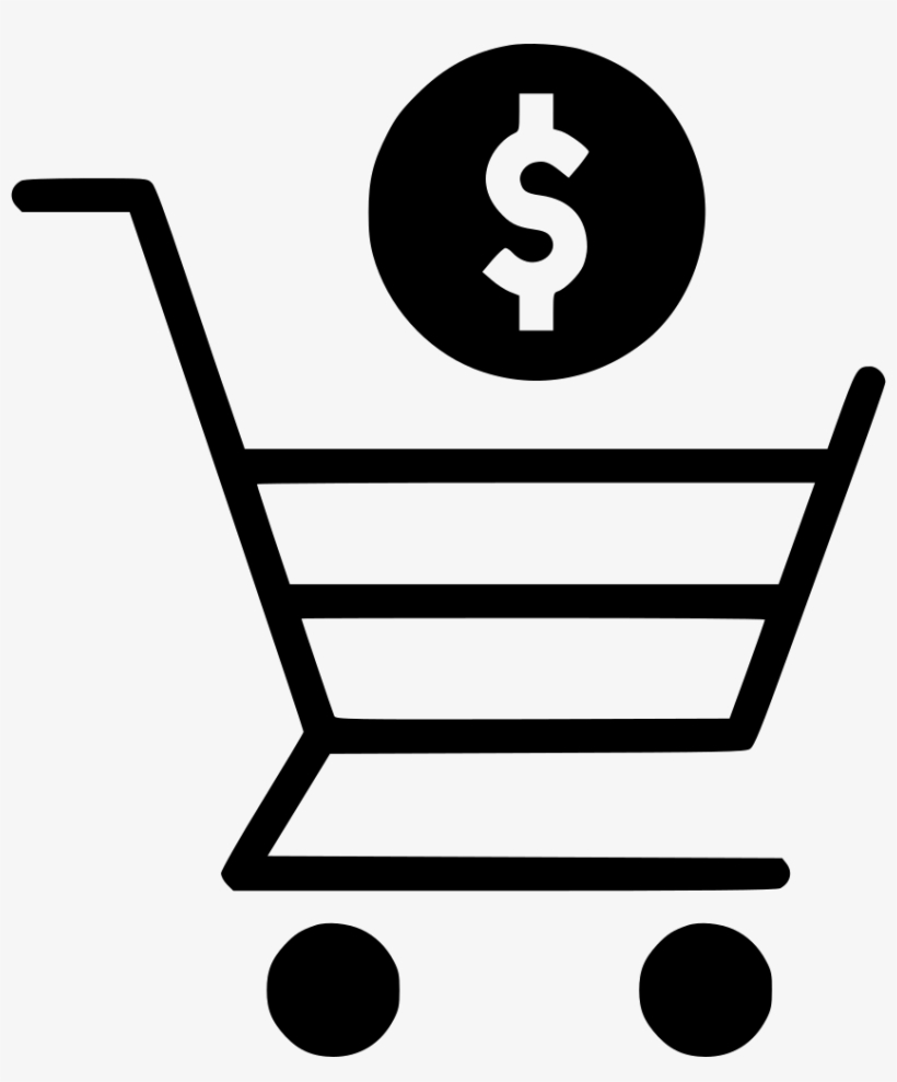 Online Shopping Cart Trolly Dollar Sign Currency Payment - Pse Crossbow Scope Reticle, transparent png