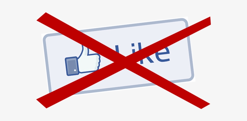 Facebook's Like Button, Crossed Out With A Big Red - Flags Jersey, transparent png