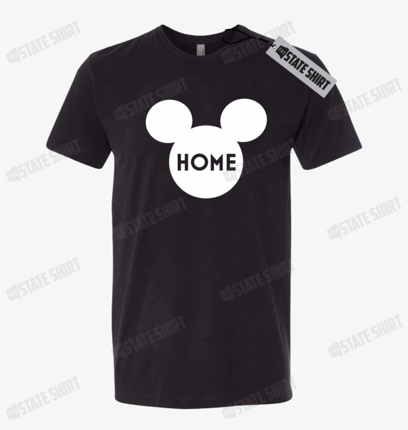 Disney Ears State Home T Shirt, Customizable Options - T-shirt, transparent png