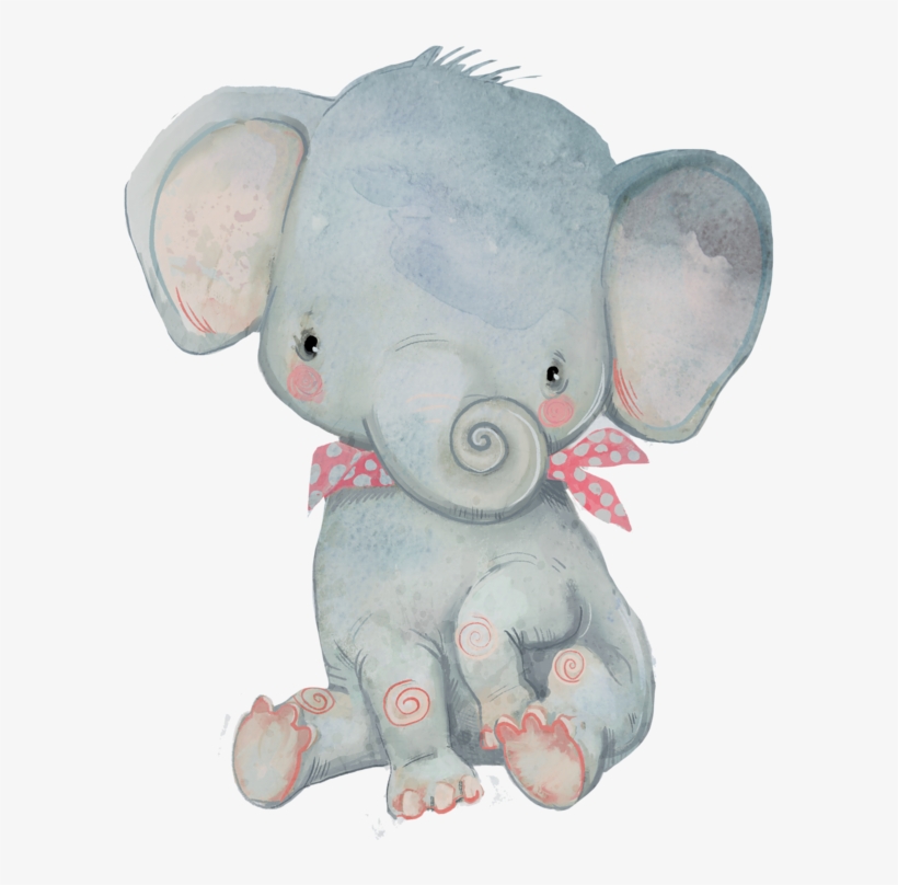 Image Du Blog Zezete2 - Elephant Watercolor Clipart Png, transparent png
