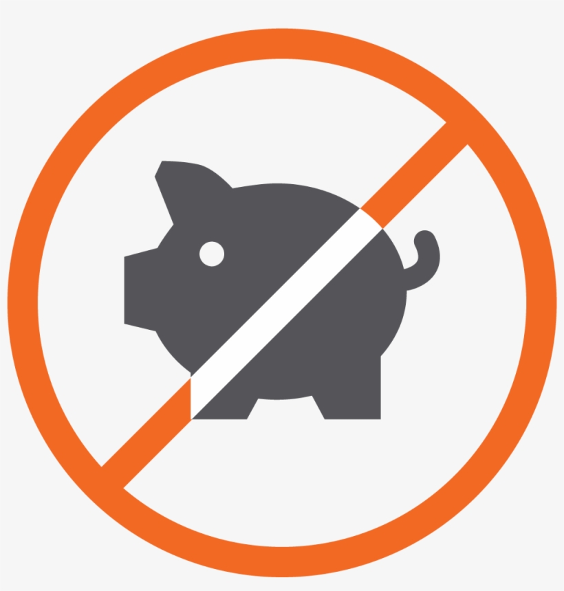 Vdi No Upfront Investment Orange - No Vaping Symbol Vector, transparent png