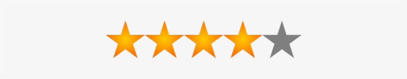 Stars Voting 4 Stars - 4 Yellow Stars, transparent png