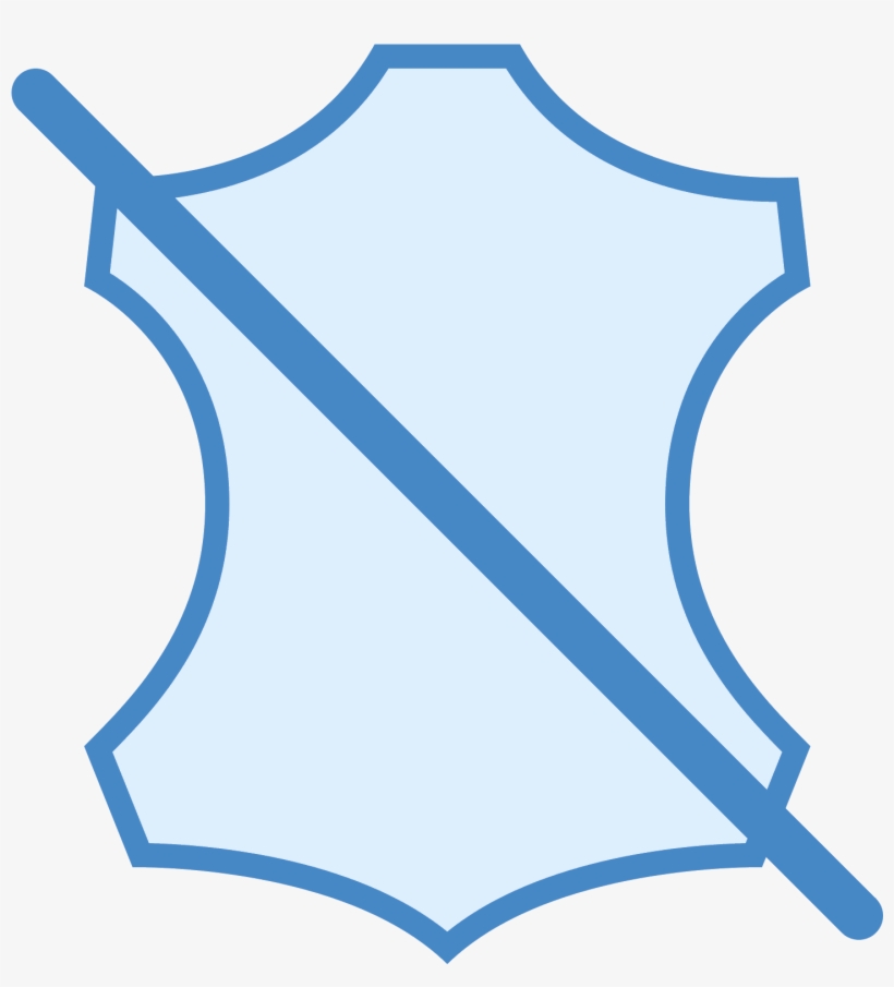 It's A Torso Crossed Out By A Line From The Top Left - Leather, transparent png