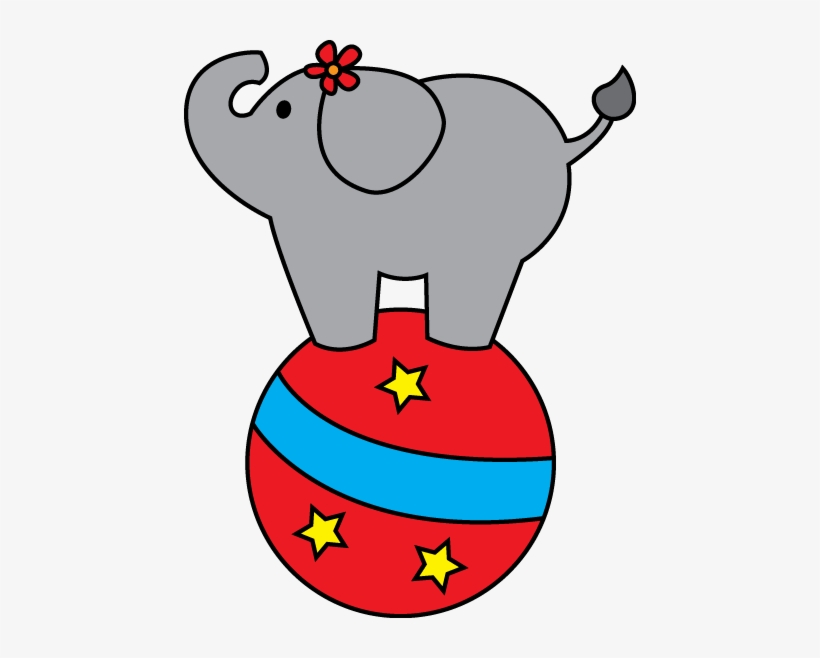 Circus Elephant Cliparts - Circus Elephant Clipart Png, transparent png