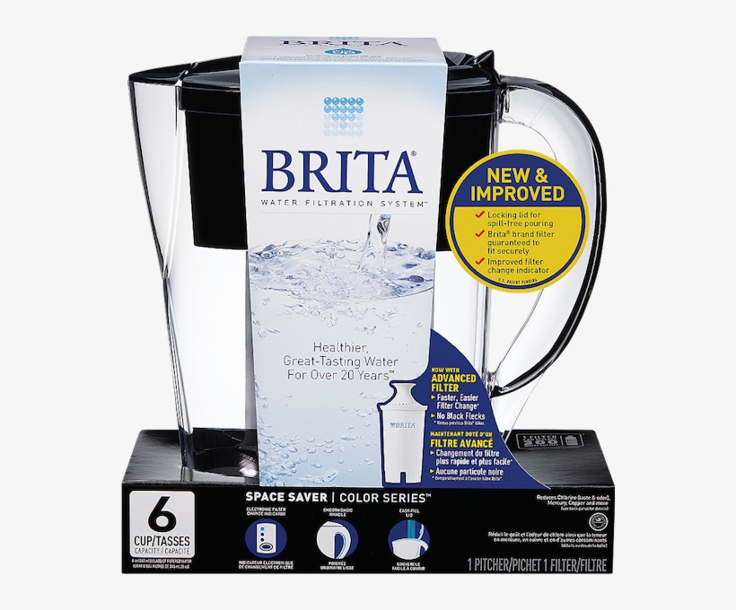 I Was Shopping In Target The Other Day When These Brita - Brita - Space Saver Pitcher Water Filtration System, transparent png