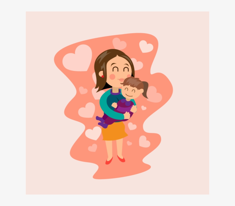 Mothers Day Celebration Background - พื้น หลัง แม่ ลูก, transparent png