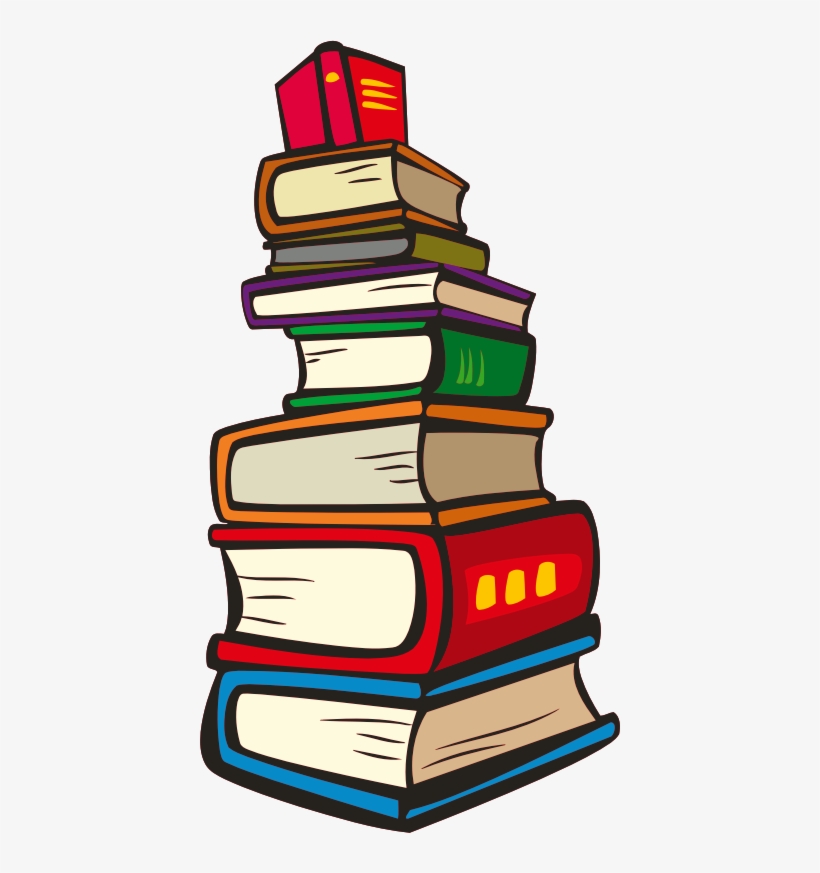 Bookstack, transparent png