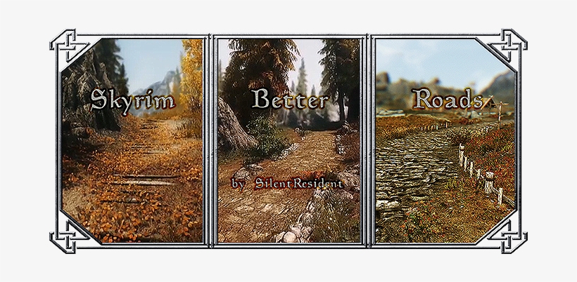 Skyrim Better Roads - Poster, transparent png