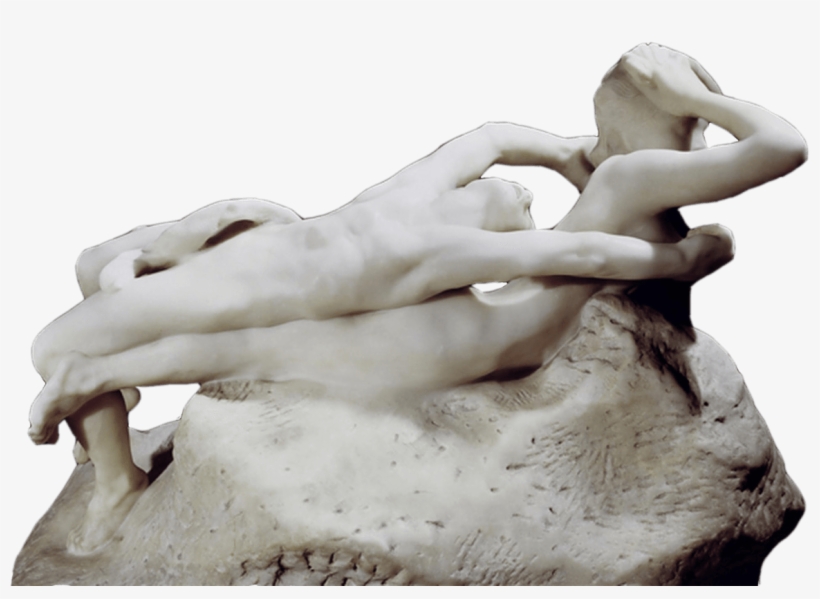 Date Unknown - Rodin Faun And Nymph, transparent png