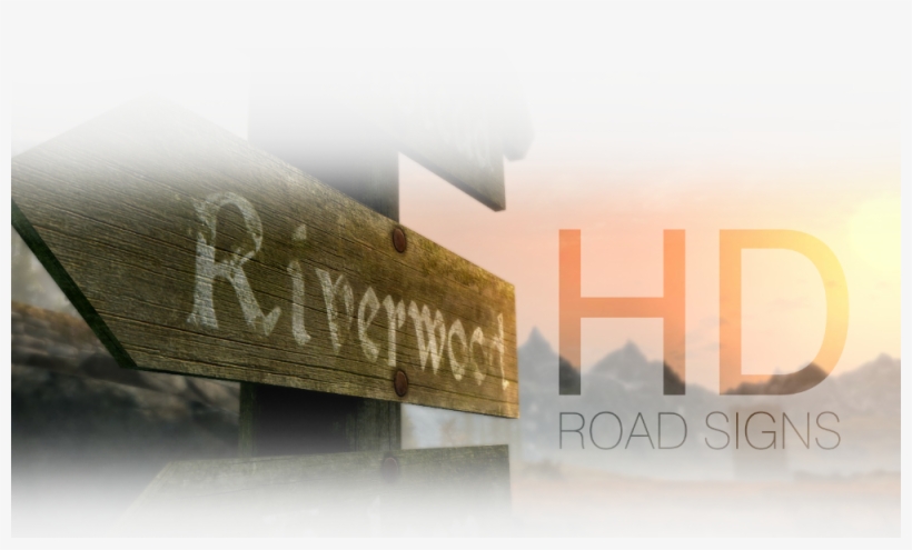 This Is A Small Mod To Replace The Road Signs With - Zeppelin, transparent png