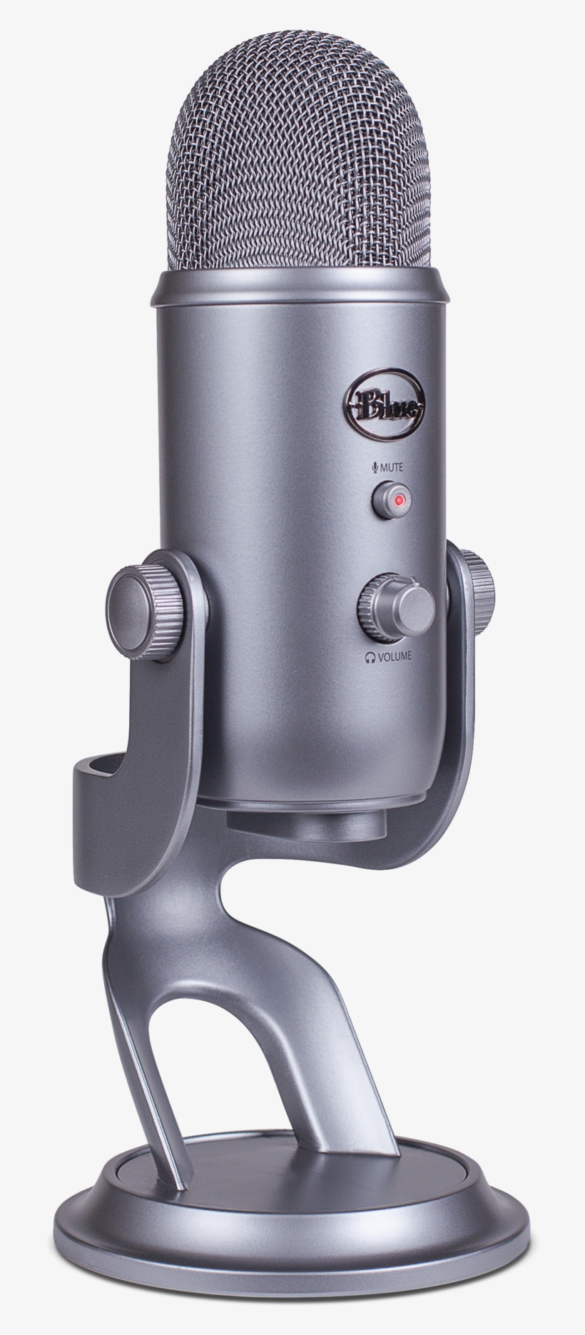 Silver - Blue Yeti Microphone Blue, transparent png