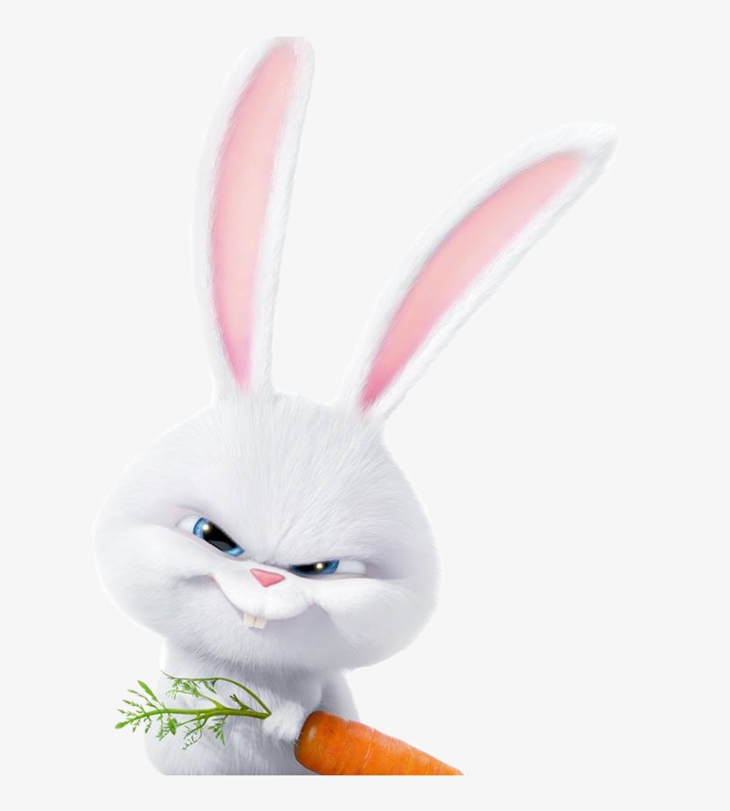 Snowball Smirk - Snowball Secret Life Of Pets Png, transparent png