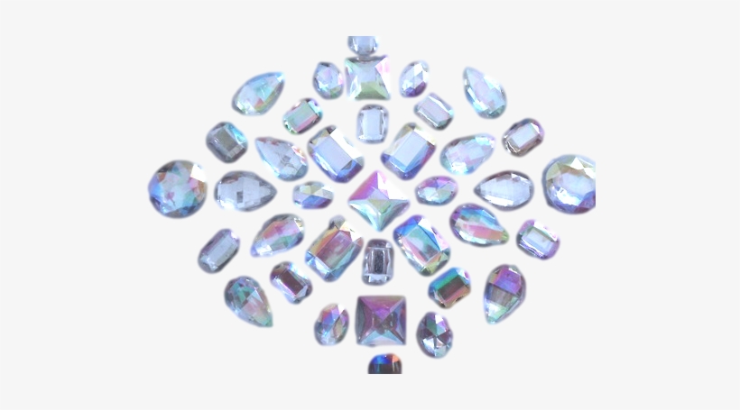 My Edit Grunge Jewels Transparent Sea Punk Holographic - Holographic Transparents, transparent png