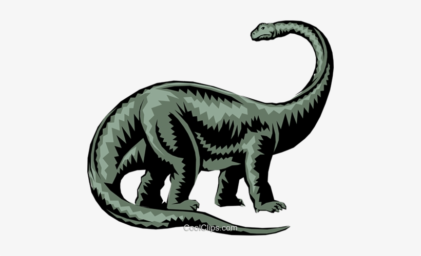 Brontosaurus Royalty Free Vector Clip Art Illustration - Brontosaurus Clip Art, transparent png