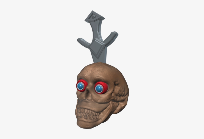 3d Printer Model Halloween Skull, 3dgregor - Dagger, transparent png