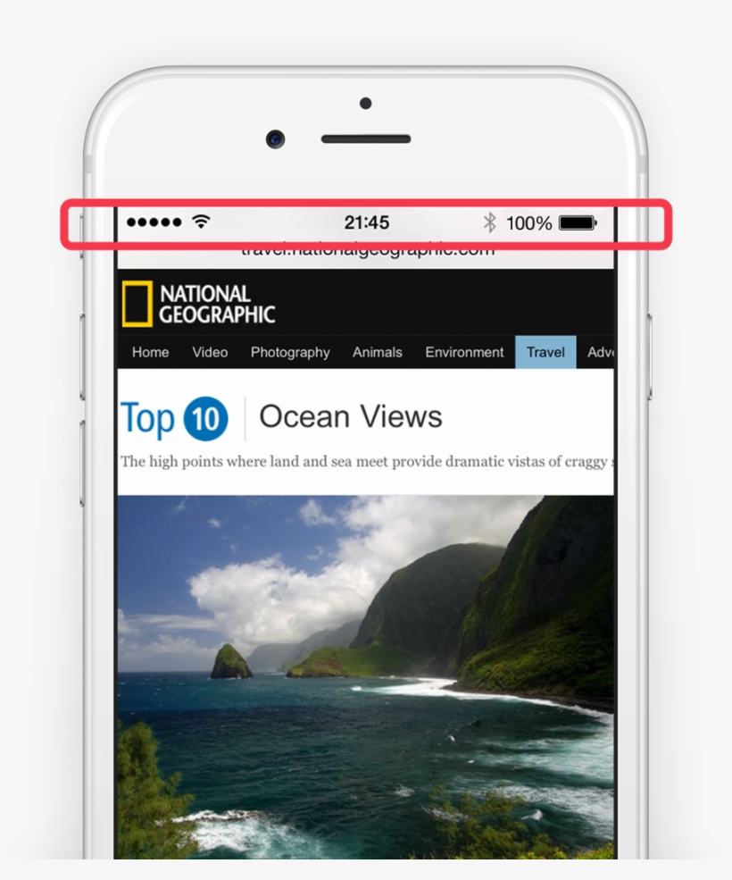 Back To The Top - Address Bar Ios 10, transparent png