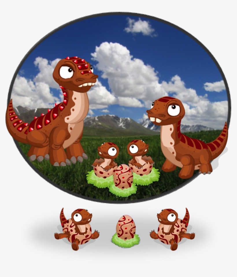 Dinodiorama Plainsbronto - Cartoon, transparent png