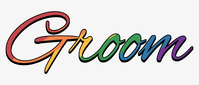 The Word Groom Filled With, Gay Pride, Rainbow Flag - Gay Pride Rainbow Groom Beach Towel, transparent png