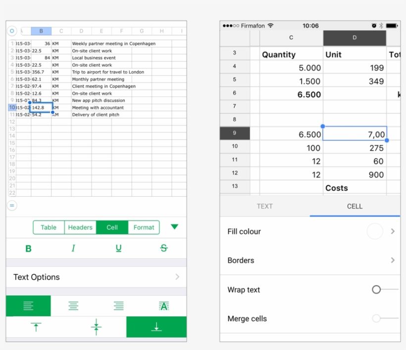 Half Modal Presentation To Configure Spreadsheet Cells - Ios Bottom Sheet, transparent png