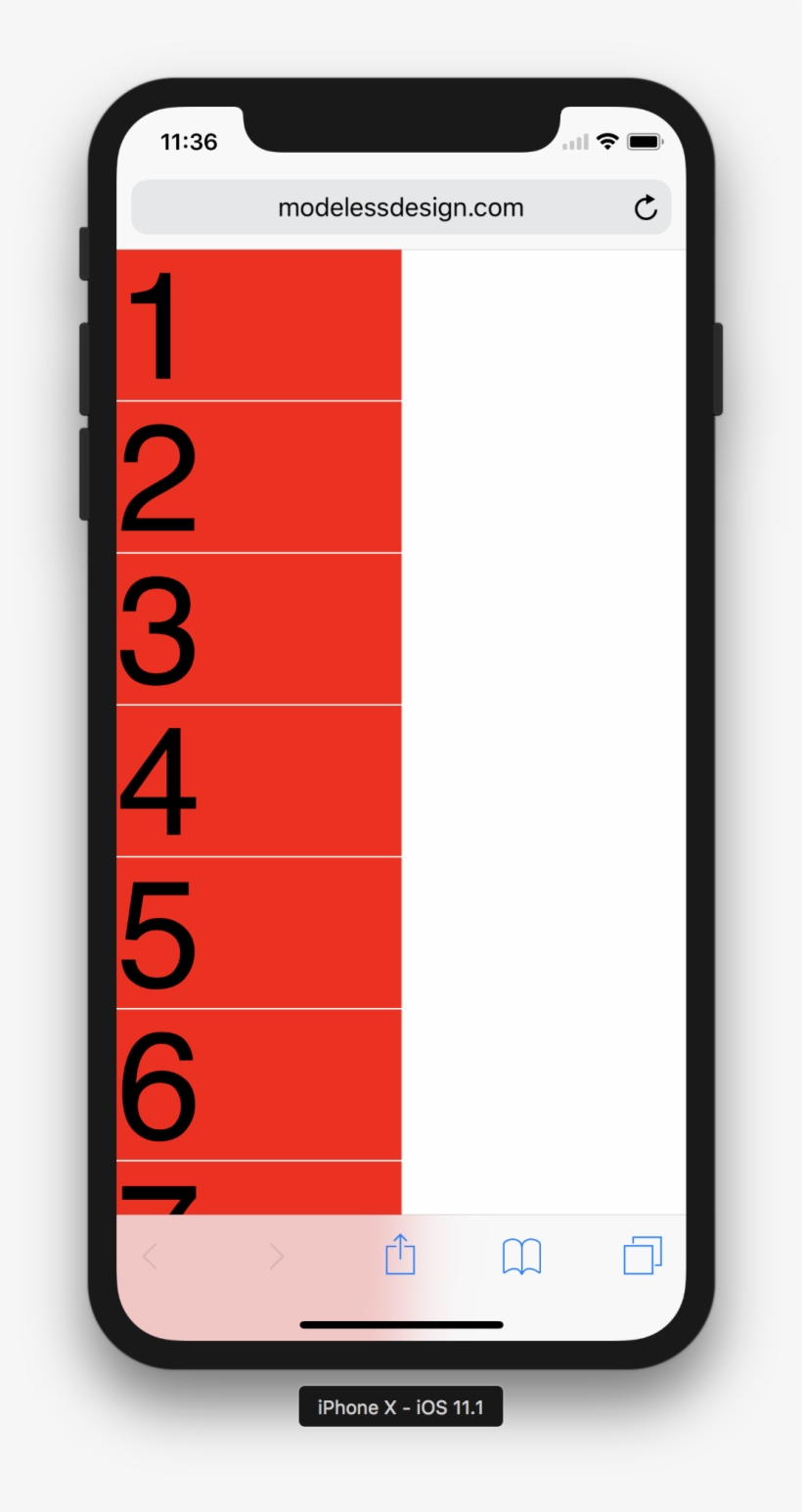 Safari With Default Paddings Portrait - Iphone X Safari Header, transparent png