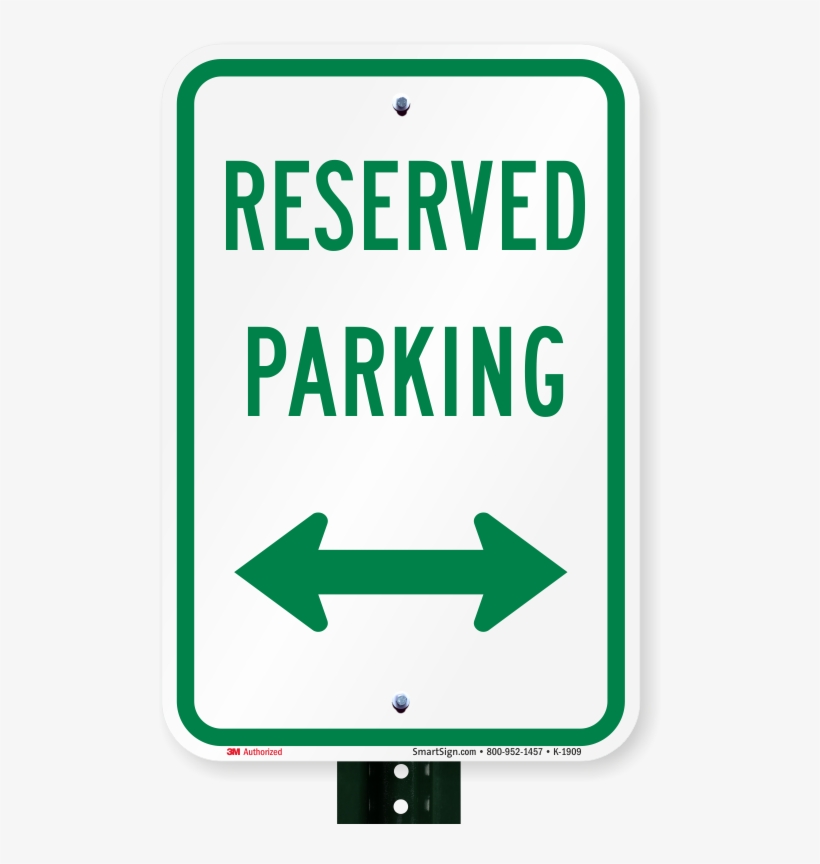 Reserved Parking Sign - Van Accessible Parking Sign, transparent png