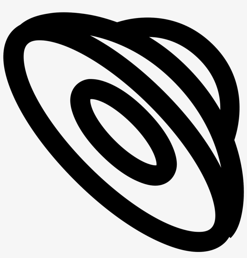 It Is A Ufo, It Is Tilted On Its Side - Icon, transparent png