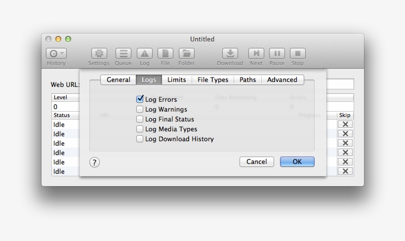 Sitesucker Will Create A Log File If One Of The Following - Transmission Port Is Closed, transparent png