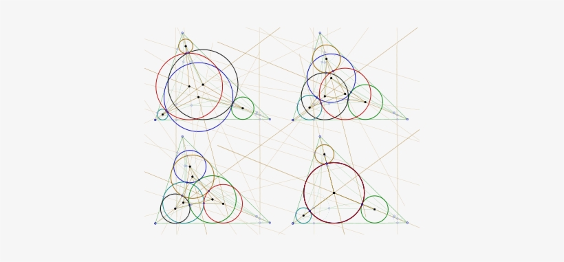 Six Circles Theorem, transparent png