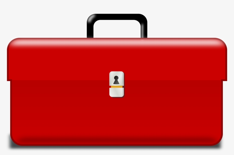 Box Clipart Red Box - Tool Box Clip Art, transparent png