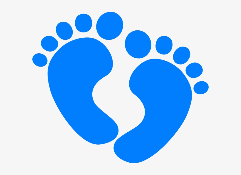 Download Transparent Png Royalty Free Download Blue Baby Footprints