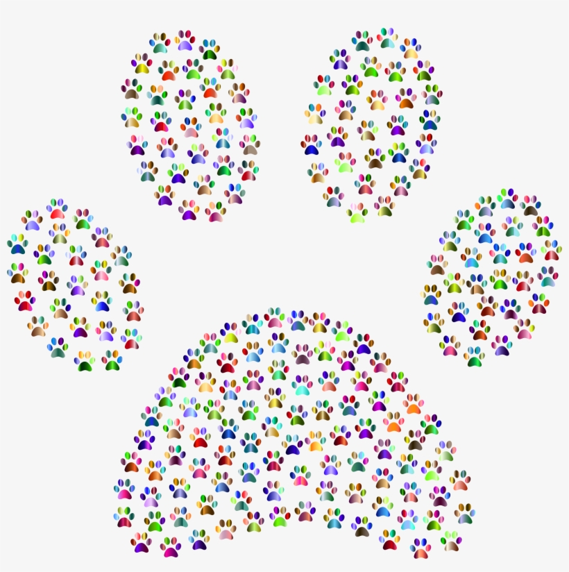 Big Image - Party Explosions Paw Print Multi-pack Printed Craft, transparent png