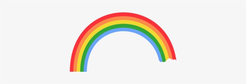 Arcoiris - Arco Iris Rosa Azul E Amarelo, transparent png