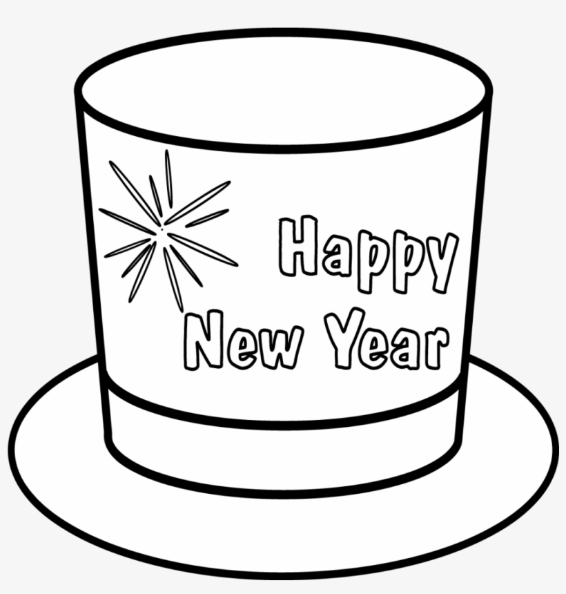 Hat Happy New Year W - Teacher, transparent png