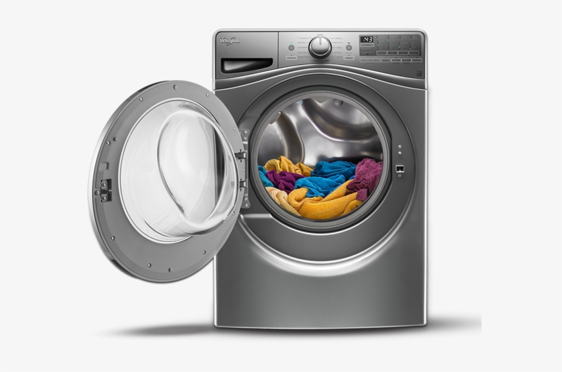 Washers - Whirlpool 5.2 Cu. Ft. Front-load Washer – Wfw85hefc, transparent png